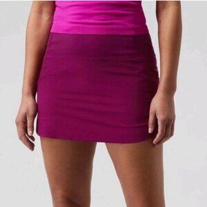 Athleta Run With It 14" Skort, Exotic Fuchsia, Size Small Petite